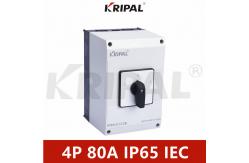 China 80A 4P IP65 Waterproof Three Phase Changeover Switch IEC standard supplier