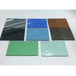 Customized Rectangle Colored Tinted Float Glass For Building for sale