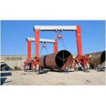 Mobile RTG Rubber Tired Gantry Cranes With Single Girder Beam for sale