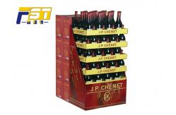 China Multipurpose Paper Material Pallet Display Rack Easy Disassembled For Exhibitions supplier
