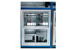 China White UPVC Single Hung Vinyl Replacement Windows With Mosquito Net American Style supplier