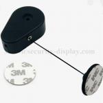Retractable DIA38mm Anti Theft Pull Box W Circular Sticky Flexible ABS Plate for sale