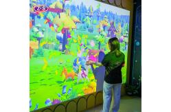 China Immersive Drawing Alive Interactive Wall Games Customizable Content For Seasonal Themes supplier