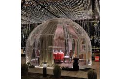China Customized Igloo Bubble Tent House Energy Efficient For Hotel supplier