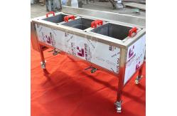 China Small Scale Vegetable Blanching Equipment , Semi Automatic Potato Blanching Machine supplier
