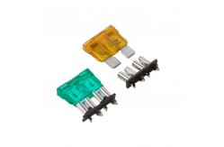 China 125V Black PCB Mount Blade Fuse Holder / ATO Fuse Block 30A supplier