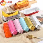 Oven Baking Cake Non-stick Disposable Rectangle Aluminum Bakeware Container Bread for sale