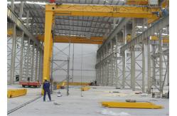 China BMG Q235 Q345 20 Ton Double Beam Semi Portal Crane Low Noise supplier