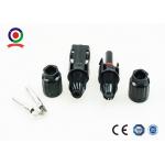 Tinned Copper Pins Solar Panel Connectors Anti Aging For 14AWG 12AWG 10AWG Cable for sale