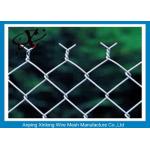 Hot Dipped Galvanized Chain Link Mesh Fence With Various Colors For Forest Protecting for sale