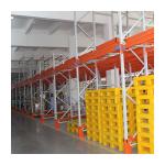 5 Layer Industrial Steel LIFO Push Back Racking 4000kg/level Customized Heavy Duty Pallet Rack for sale
