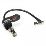 Alvin's Cables 12G Micro BNC to BNC Female Adapter Cable, High Density 4K UHD Video Coaxial Cable, 75 Ohm Ultra-Slim for Blackmagic Video Assist 5 Monitor, Right Angle Micro BNC 7.9inches for sale
