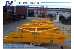China Mast Crane QTD125-5020 Model 10tons Load Luffing Jib Tower Crane 50m Height for Sale supplier