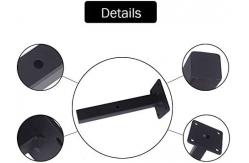 China 8 Inch Heavy Duty Wall Mounted Industrial Metal Shelf Brackets with Included Hardware supplier