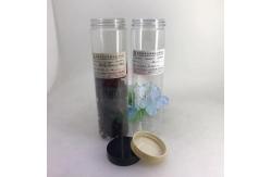 China Environmental Clear Plastic Cylinder With Screw Lid /  Pet Cashew Nuts Can supplier