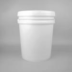 20L Round Plastic Pails with Snap On Lids for sale