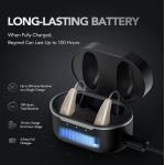 Power Source Rechargeable Lithium-ion Polymer Battery OTC Hearing Aids Only 2.6g for Moderate To Severe Hearing Loss for sale