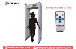 China Guns / Weapons Walk Through Metal Detector Security Door With LED Display supplier