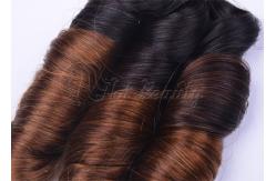 China Ombre Funmi Curl Grade 6A Virgin Hair , 10 Inch - 18 Inch Long supplier