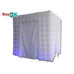 Giant White Inflatable Photo Booth LED Inflatable Tent For Advertising for sale