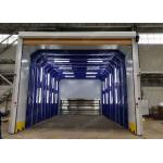 PLC Touch Screen Control CoatTech Retractable Spray Booth for Large Workpiece Painting for sale