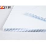 Recyclable Non Toxic White Corflute Sheets , 8mm Corrugated Plastic Sheets for sale