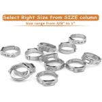 Fuel Injection Single Ear Stepless Hose Clamps Tool 360D Seal for sale