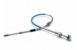China Button Adjustable Throttle Locking Control Cables With High Temperature Resistance supplier