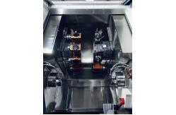 China Torno Industrial Dual Spindle Dual Turret Lathe FANUC Syntec Cnc Control System supplier