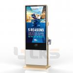 Smart Kiosk Vertical LCD Advertising Display Interactive Panel Digital Signage Totem With Floor Standing Touch Screen for sale