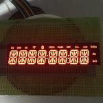 Bluetooth Audio Alphanumeric Led Display 8 Digit 14 Segment Ultra Red Easy Mounting for sale