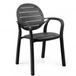 new style modern outdoor plastic dining arm chair furniture for sale