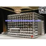 Indoor Sliver Inflatable Event Tent , Market  Large Inflatable Tent for sale