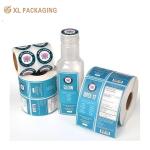 Custom Printed White Embossed Sticker Labels Single Sided Adhesive Matte/Gloss Finish High-Resolution Printing Ideal For Branding Product Packaging Decorative Applications for sale