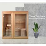 Traditional Dry Indoor Home Steam Sauna Room With Stove And Stone for sale