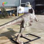 Amusement Park Large Fibreglass Animals Life Size Allosaurus Animatronic Eco friendly
