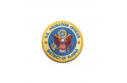 China 3D Embroidery Custom Air Force Patches , 2.5'' Adhesive Clothing Patches supplier
