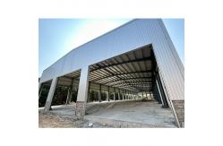 China Large Span Metal Building Space Prefab Steel Structure Warehouse Custom Metal Sheds supplier