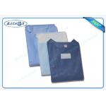 100% PP , SMS Non Woven Fabric Sterile Disposable Surgical Gown Sauna Dress for sale