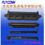 Ribbon Solder Receptacle 24 Pin Centronics Connector With wire clip