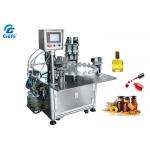 Rotary Type Nail Polish Filling Machine PLC Control With 30 Bottles Per Minute for sale