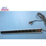 Standard Ground 12 UK Outlet European Power Strip Exterier Earth Wire With Switch for sale