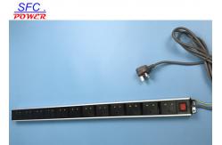 China Standard Ground 12 UK Outlet European Power Strip Exterier Earth Wire With Switch supplier