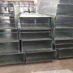 Fire Resistance Hot Dipped Galvanized Cable Tray Silver Finish And Non Flammable Coating for sale
