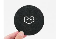 China 10cm Wool Felt Coaster Environmentally Friendly Degradable Materials supplier