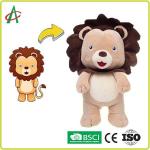 BSCI Stuffed Plush Lion , Mascot Baby Stuffed Animals Personalized for sale