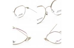 China Fad IP Plating Β Titanium Glasses Frame For Men And Women 66337 supplier