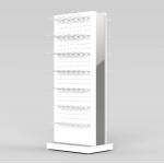 Homeware Point Of Purchase Pop Display Double Side Pegboard Rotating Display Stand