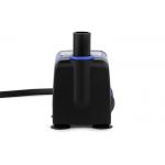 Black Electric Fountain Pump For Fish Pond , Adjustable Flow Pond Pump for sale