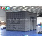 Best Inflatable Tent Black Color Inflatable Cube Tent 210D Oxford Cloth For  Trade Show for sale